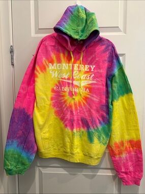 Monterey West Coast California Tie-Dye Hoodie - by Esy Surf Co